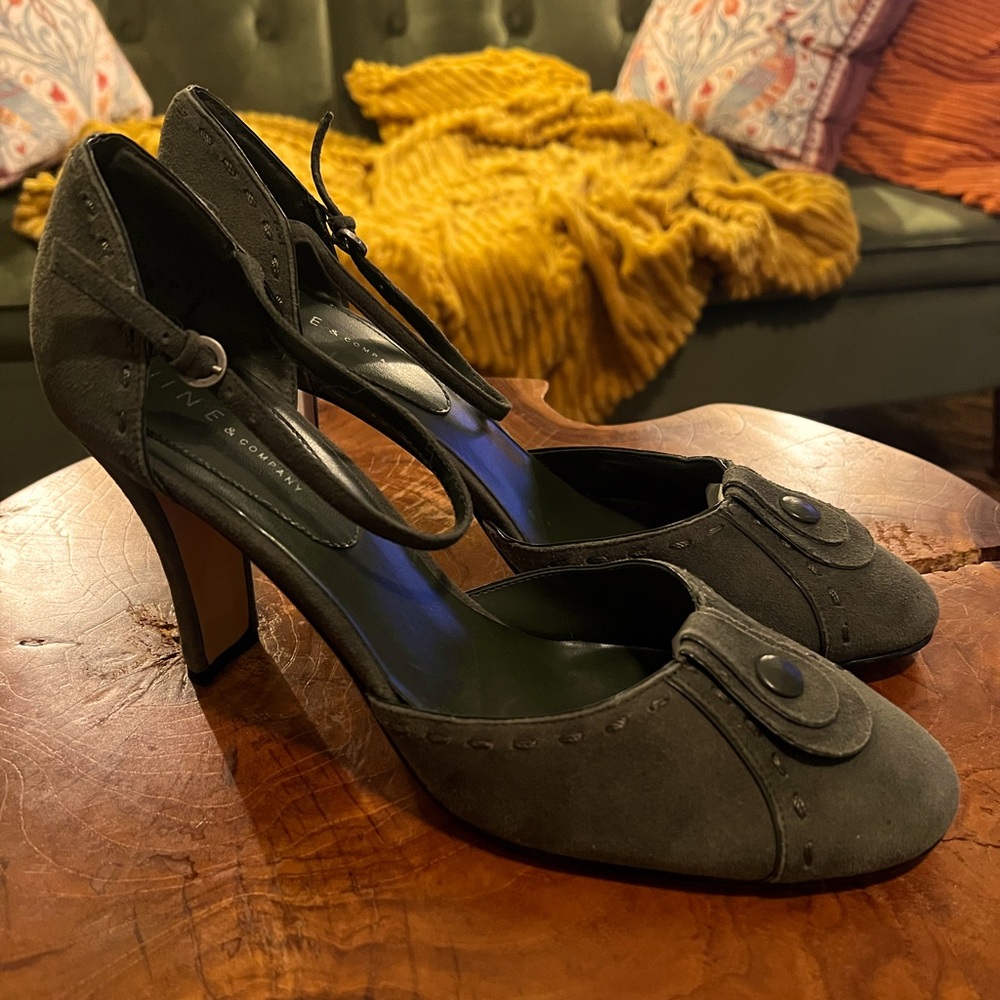 Nine West Vintage Olive Green Mary Jane 10